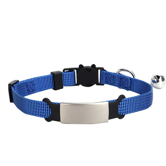 8-Color Breakaway Cat Collar - Adjustable, Soft Material, with Bells/Trinkets, Safe for Cats of All Sizes