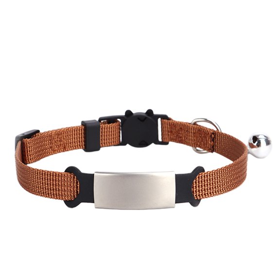 8-Color Breakaway Cat Collar - Adjustable, Soft Material, with Bells/Trinkets, Safe for Cats of All Sizes