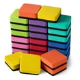 thumbnail image 1 of 8 Color Square Whiteboard Eraser Set Dry Erase Board Erasers Classroom (2x2x0.8 Inch), 1 of 8