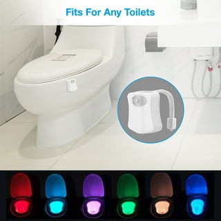 Glow Bowl Toilet Light, 2PACK Toilet Night Light Motion Activated 8 Color  Changing Led Toilet Seat Light Motion Sensor Toilet Bowl Light, I2447 