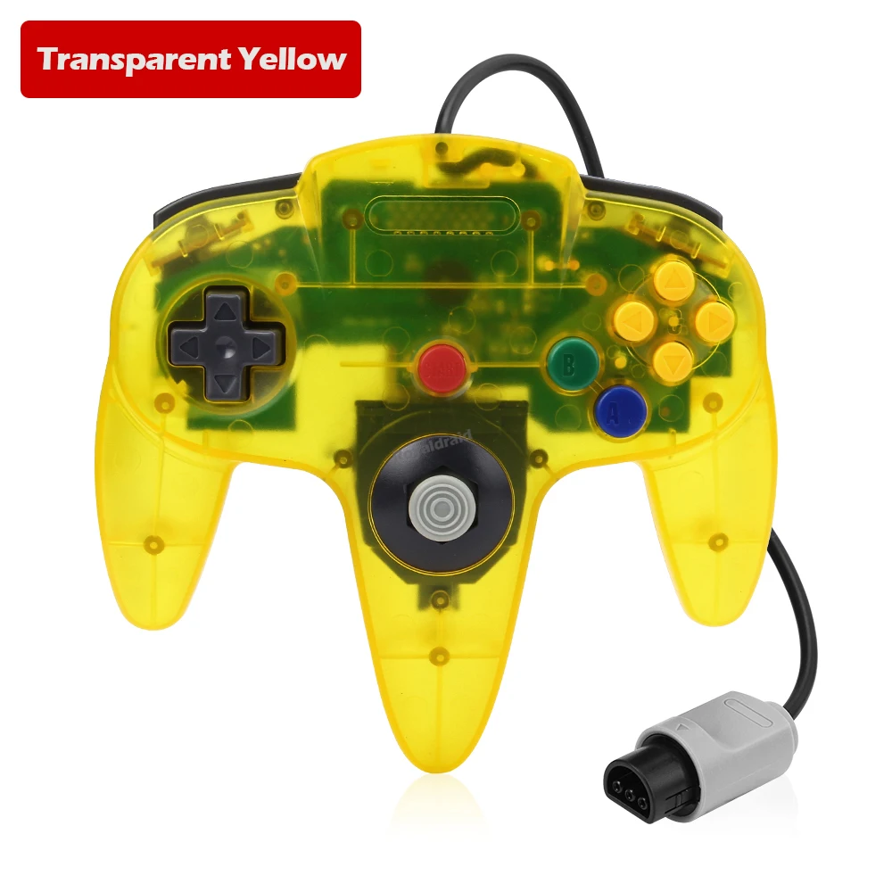 8 Colors For N64 Controller Classic Wired Remote Control Gamepad Gaming ...