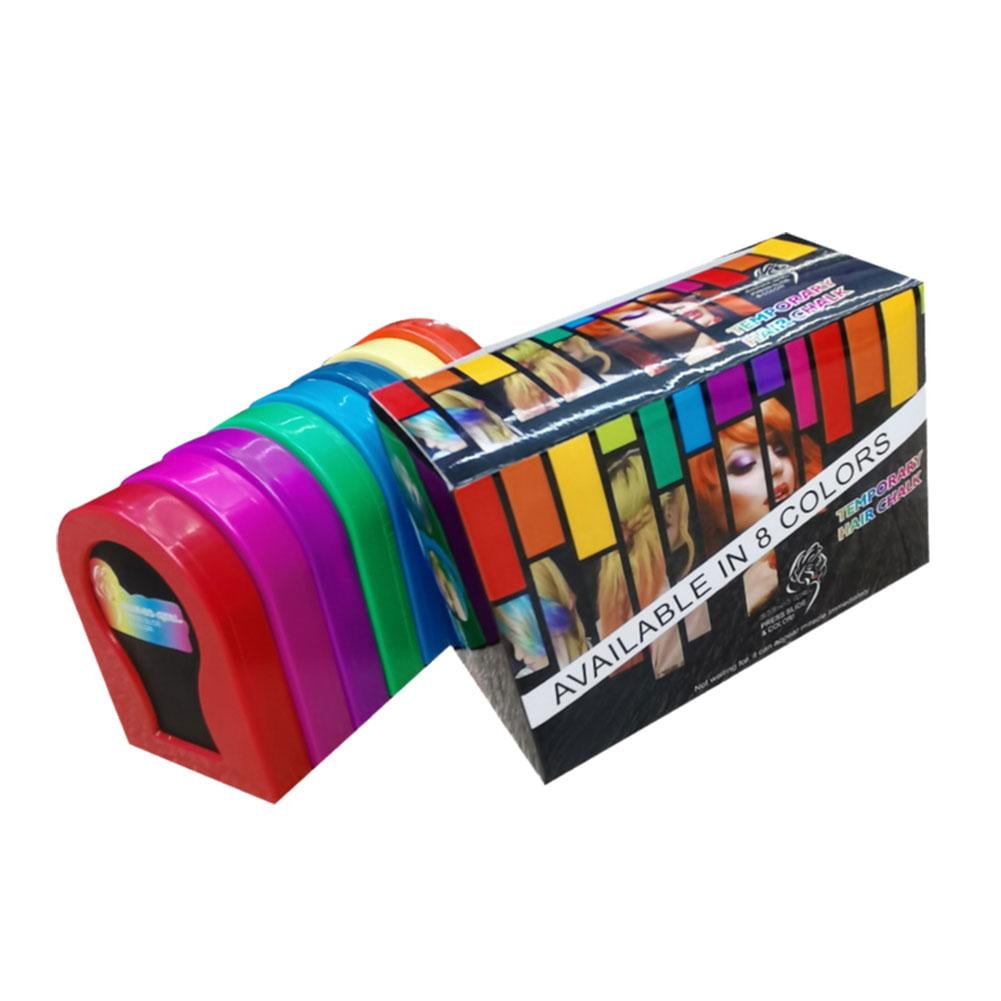 8 Colors Hair Chalk Temporary Hair Chalks Colour Washout Pastels for ...