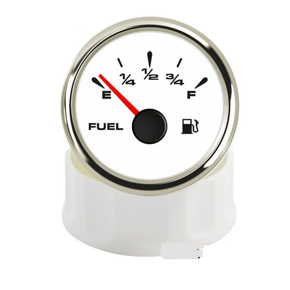 8 Colors Light Fuel Level Guage 52MM Auto Car Gauge Oil Tank Meter Indicator Waterproof Fuel Gauge 0-190 Ohm 240-33 Ohm ,Suits Most Tanks