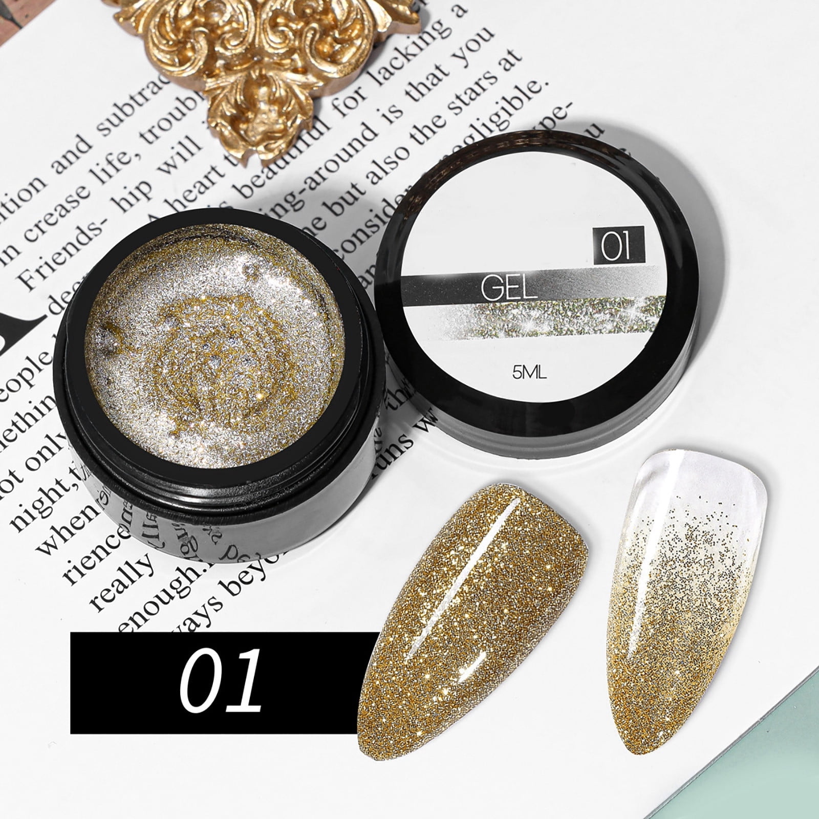 8 Colors Optional Platinum Glue Metal Painted Glue Pull Line Painting