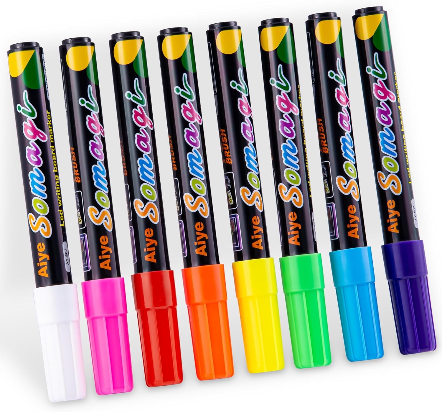 8 Colors Window Chalk Markers Car Window Markers for Glass Washable