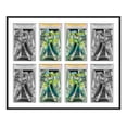 thumbnail image 1 of 8 Comic Book Frame Black Collage Comic Book Frame with White Mat to Display 8 Graded Comic Books, 1 of 5