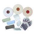 thumbnail image 1 of 8" Conversion Polishing Kit for 3/4 HP Grinder Coarse Medium and Fine Mops POL10, 1 of 4