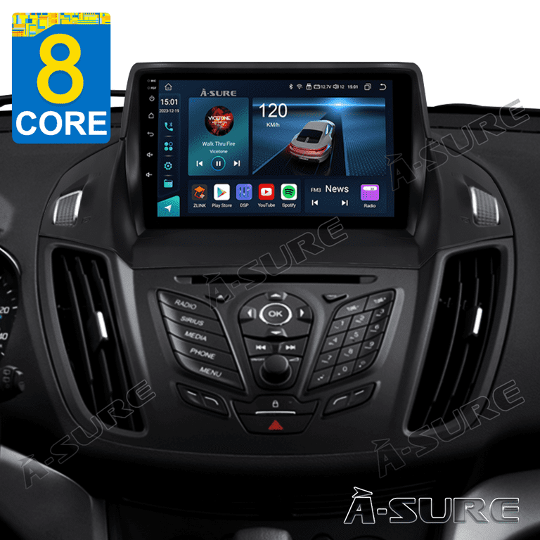 8-Core 4+64GB Car Stereo CarPlay Radio for Ford Escape Kuga