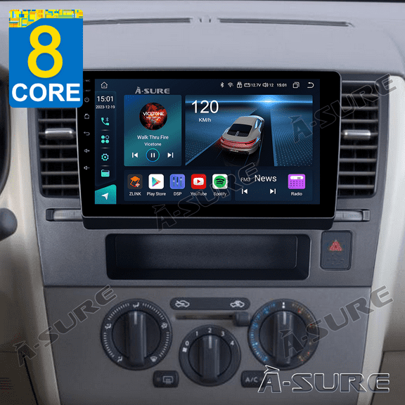 8-Core 4+64GB Carplay Car Radio Stereo for Nissan Versa MK1 2007-2011 Android 13 ChatGPT GPS 4G WIFI