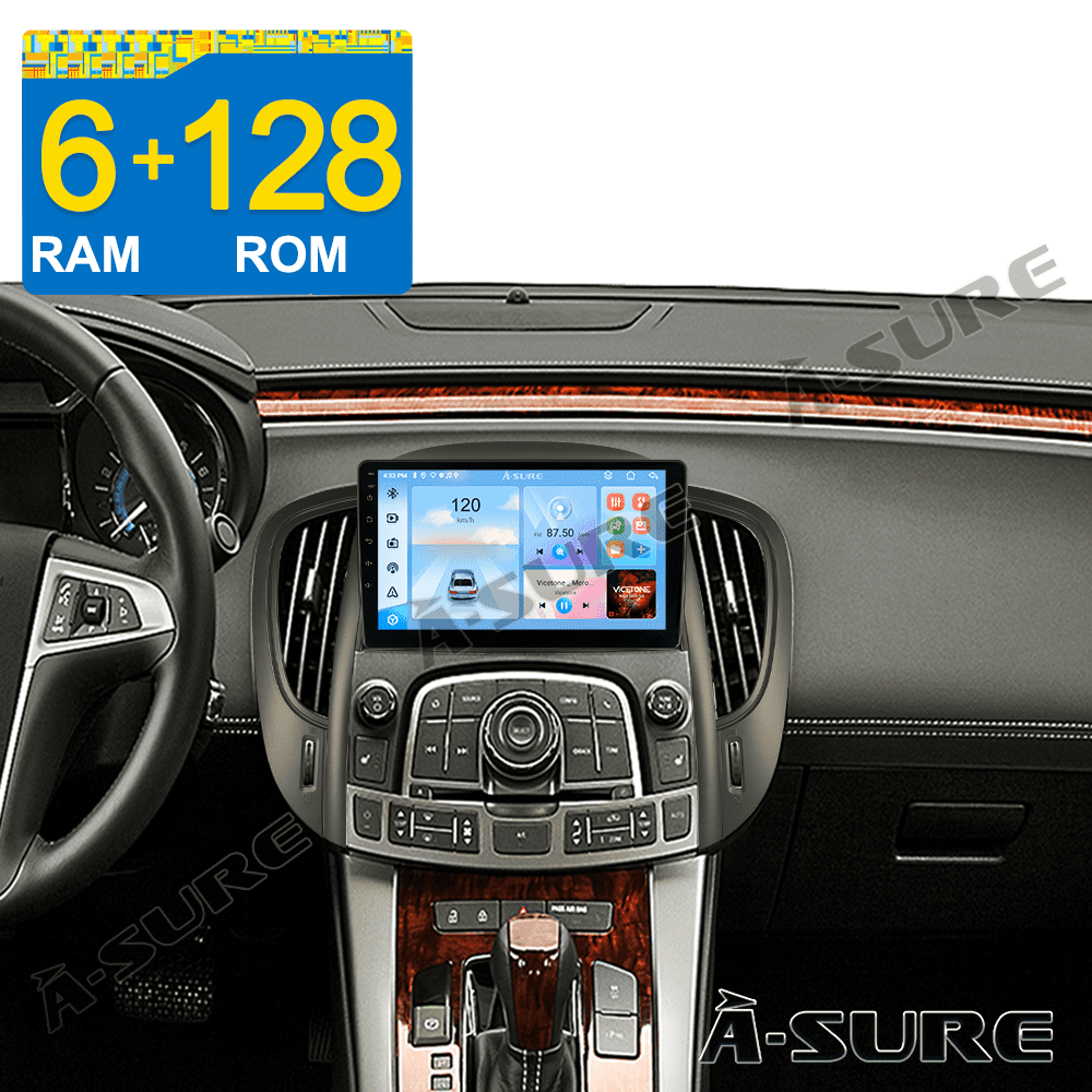 8-Core 6+128GB Car Stereo Radio for Buick Lacrosse 2010-2013 Android 13