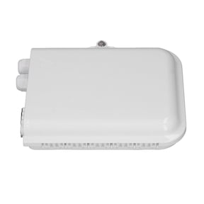 8-Core ABS Wall-Mounted Fiber Optic Terminal Box with IP65 Waterproof Rating, Rotatable Splice Plate & Mounting Hardware for Indoor Outdoor Cable Integration