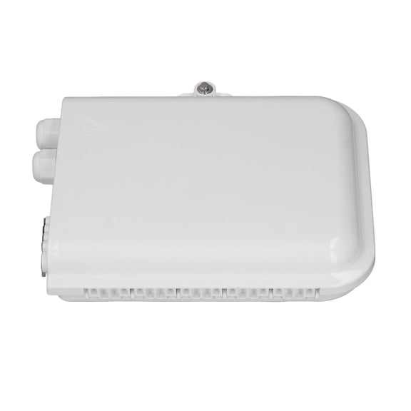 8-Core ABS Wall-Mounted Fiber Optic Terminal Box with IP65 Waterproof Rating for Indoor Outdoor Splicing and Storage