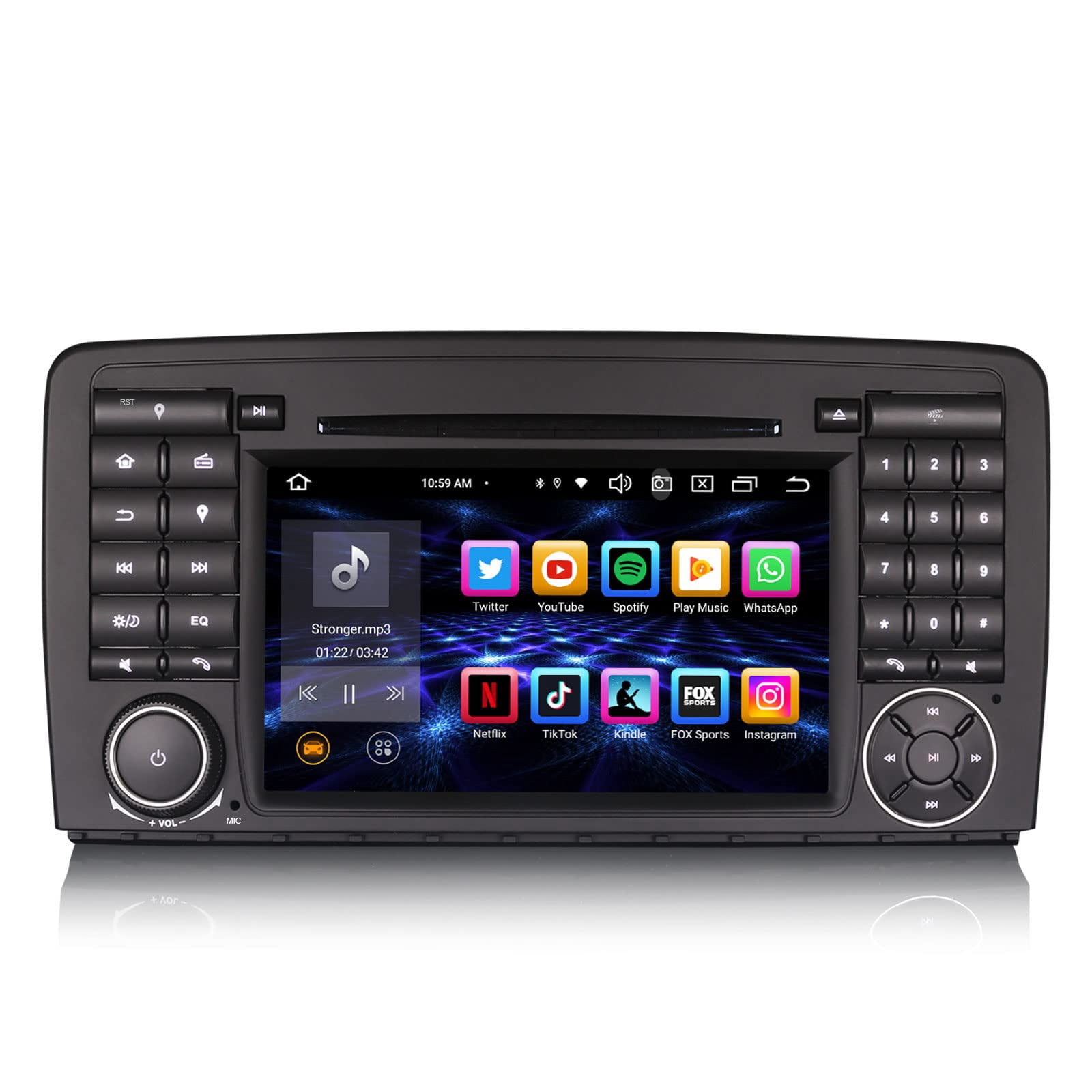 8 Core Android 12 Car Stereo Radio for Mercedes Benz R-Class W251 ...