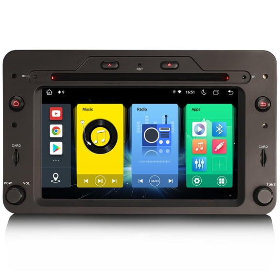 8-Core Android 13 [4GB+64GB] Car Stereo Sat Nav for Alfa Romeo 159 Sportwagon Brera Spider Support Carplay DSP Bluetooth A2DP DVD Player DVB-T2 WiFi DAB+IPS