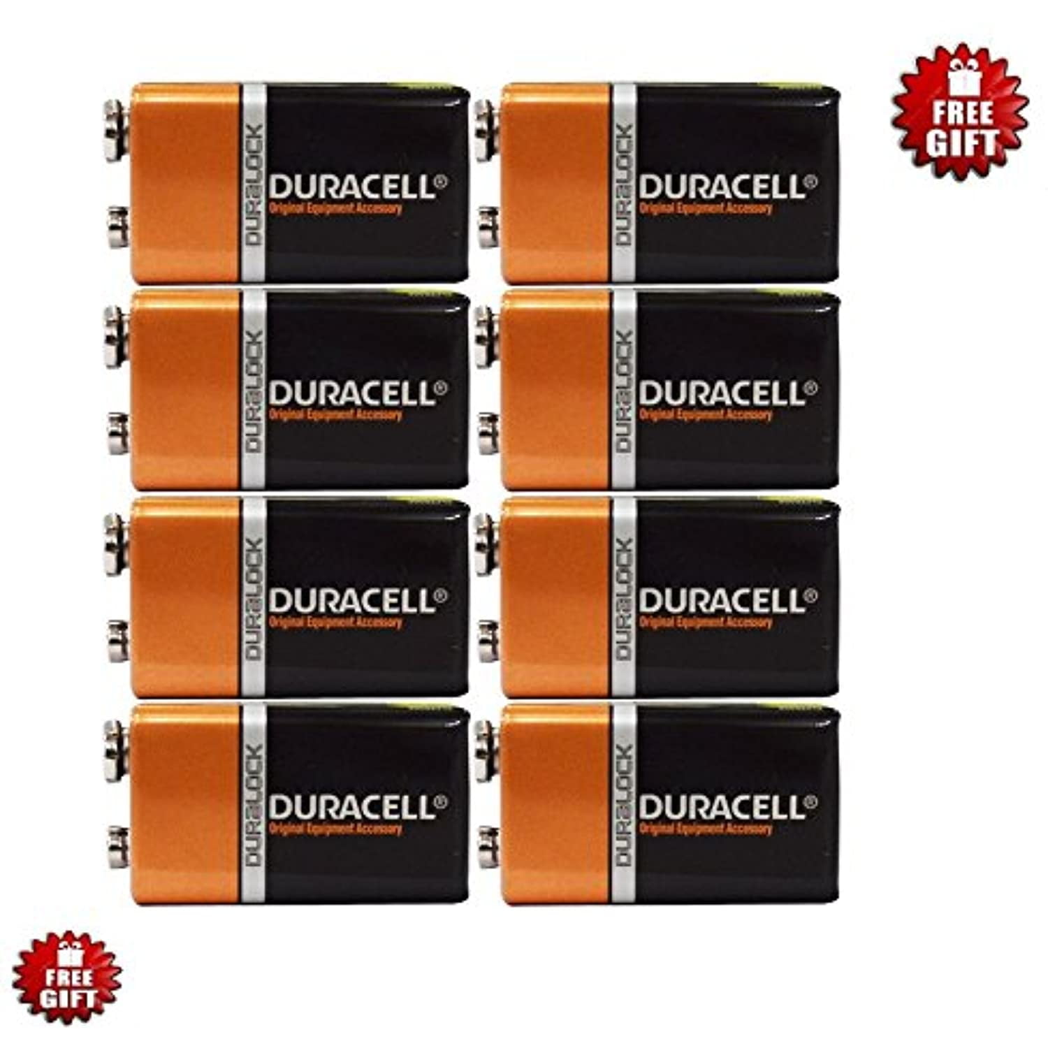 Duracell Batteries EXP 2022 9 Volt 8 Pack
