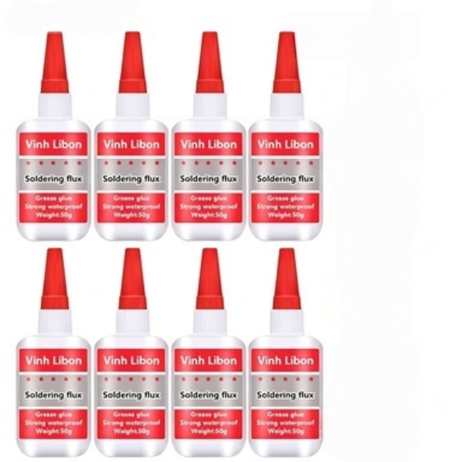 8 Count High Strength Oily Welding Adhesive Glue Set, 1.69oz Each Universal Super Bond Glue, Quick Dry Waterproof Craft Glue for Daily Multi-Surface Use