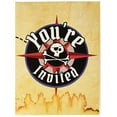 thumbnail image 1 of 8-Count Party Invitations, Pirate's Map, 1 of 3