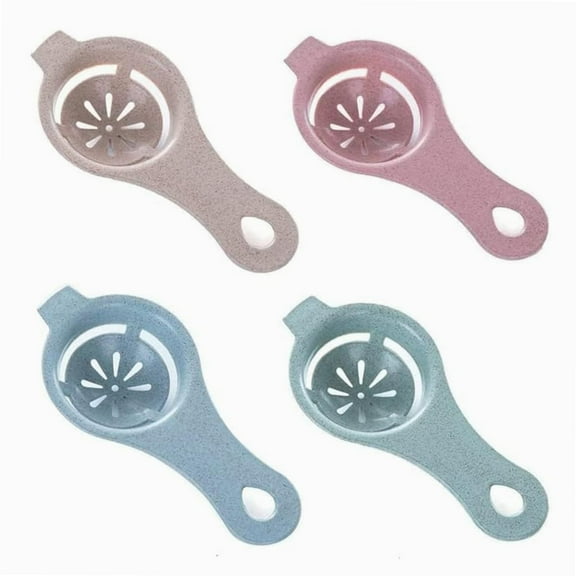 8 Counts Egg Yolk White Separator, Egg Separator Egg Yolk Separator Food Grade Egg White Filter Egg Separator Tool Kitchen Baking Gadget