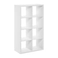 thumbnail image 1 of 8-Cube Storage Organizer,Open Back Decorative Bookshelves,White, 1 of 6