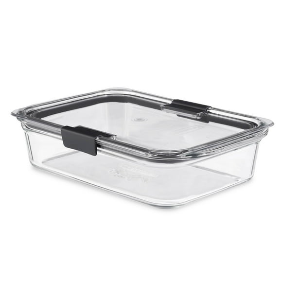 8 Cup/1.9 Liter Large Brilliance Glass: Microwave, Freezer & Oven Safe Food Storage Container with Lid