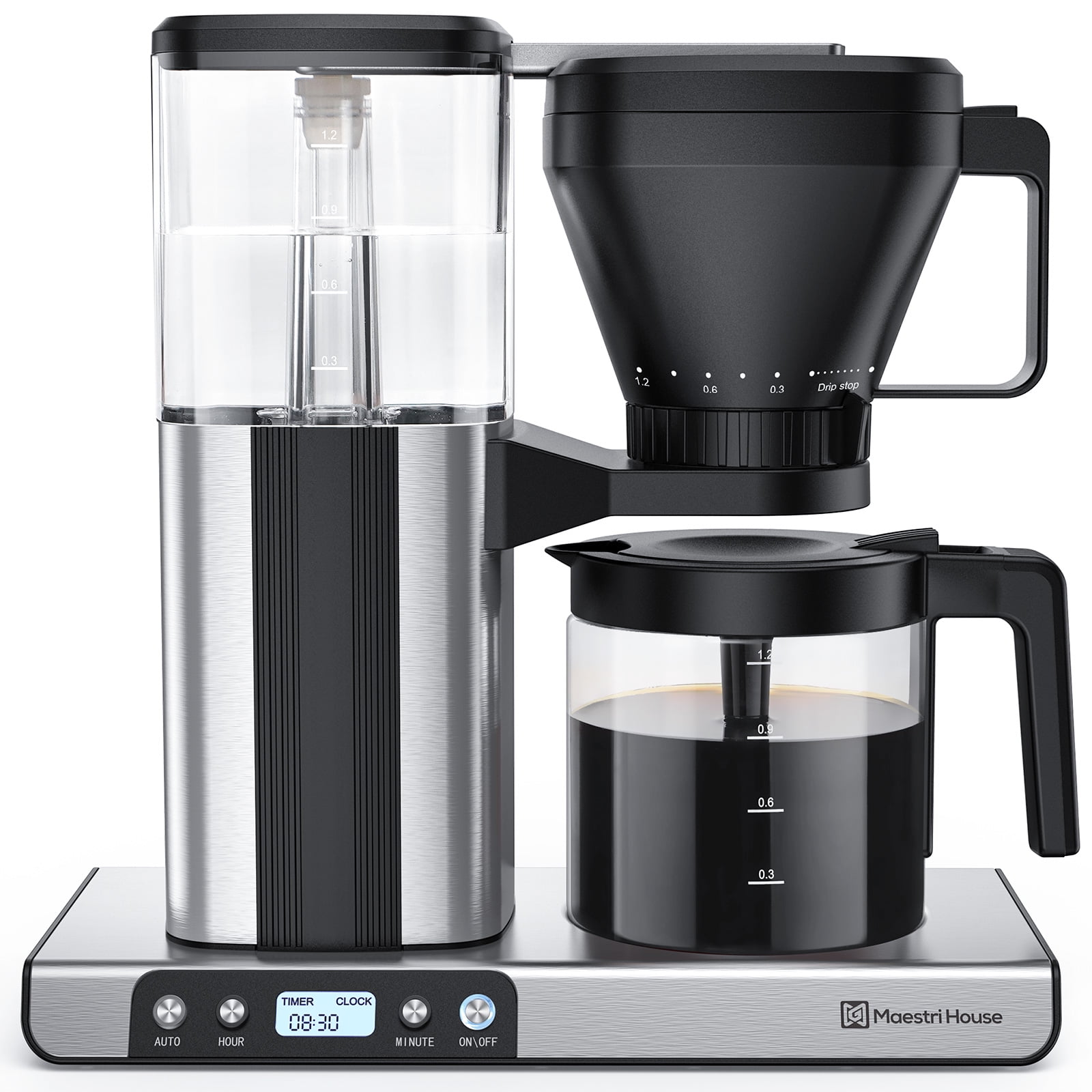 https://i5.walmartimages.com/seo/8-Cup-Drip-Coffee-Maker-Maestri-House-Coffee-Brewer-with-Keep-Warm-Plate-and-1-2L-Water-Tank_d0fc3d21-edf1-4a4a-be99-dea02a192ea1.ea07649ea1dfd53e8257905adc3240f7.jpeg