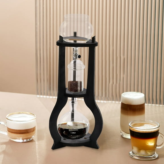 8 Cups Iced Coffee Cold Brew Drip Tower Offices Home Coffee Maker Brewer Machine for Home, Coffee Shops