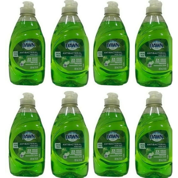 8 Dawn Ultra Antibacterial Dish Soap Apple Blossom scent 7 oz each