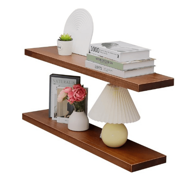 8" Deep Floating Shelves Set of 2 Reclaimed Wood Wall Shelf Rustic Wall Mount Shelf ( Set of 2, 36 inch)