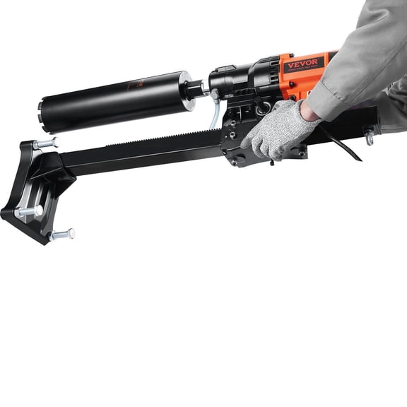 8" Diamond Core Drilling Machine 2500W Wet/Dry Concrete Drill Rig w/ Stand 750 RPM, 23.6" Max Depth for Brick/Stone/Marble (Includes 4.25" Bit)