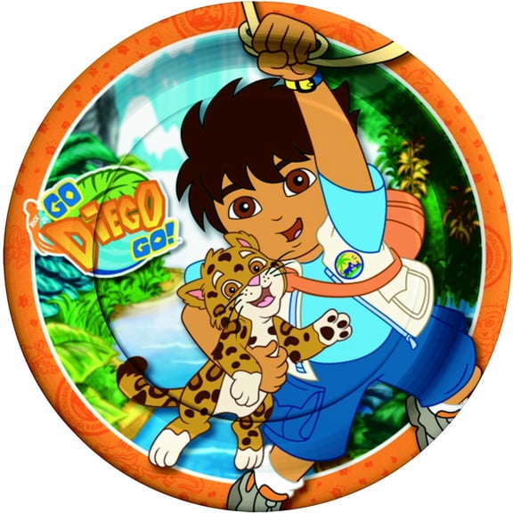 8 Diego Lunch Paper Plates 8.75 Inch