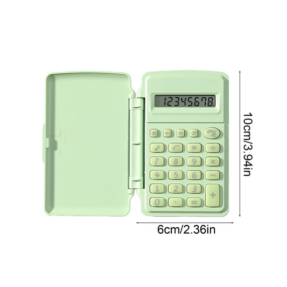 8 Digit Desk Calculator, Desktop Calculators with Large LCD Display & Big Buttons, Battery, Standard Basic 4 Function Calculator for Classroom, Office, Home, Business, Teachers