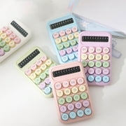 8-Digit Gradient Display Compact Calculator with LCD Screen for Financial Tasks and Everyday Calculations, Portable Design for Office and Study