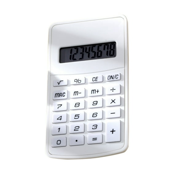 8-Digit Large Display Calculator - Mute Function, Sensitive Buttons, Multi-Function for Office and Home Use