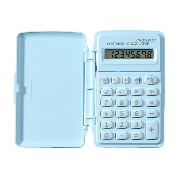 8 Digit Mini Flap Calculator Lightweight Portable Scientific Calculator For Students And Office Use Candy Color Design