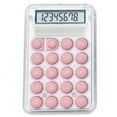 thumbnail image 1 of 8 Digits Display Silence Widescreen Mini Calculator Students Portable Transparent Electronic Calculator Daily Use, 1 of 7