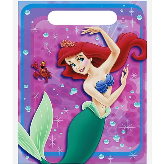 8 Disney Little Mermaid Loot Candy Party Favors Treat Goodie Bags