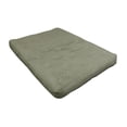 thumbnail image 1 of 8" Double Foam & Cotton #611 King Sage Microfiber Futon Mattress-Color:Sage,Material:Polyester, 1 of 3