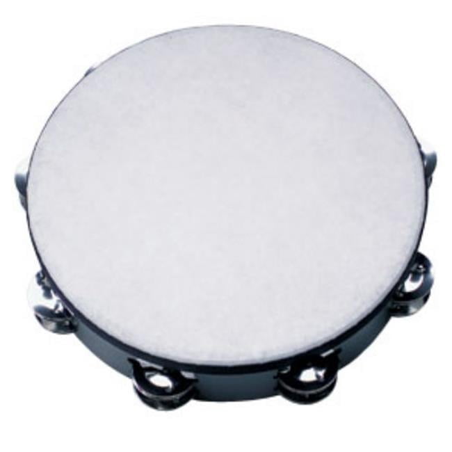 8 Double Jingle Poly Head Tambourine