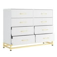 thumbnail image 1 of 8 Drawer Dresser for Bedroom, Wood Dresser Tv Stand, Modern Chest of Drawers, Storage Organization Unit for Closet, Living Room, Hallway, 1 of 9