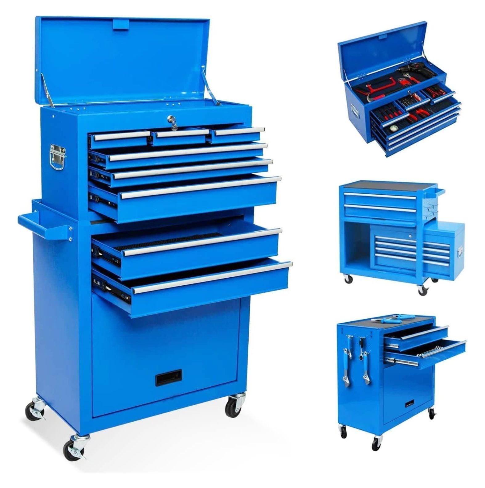 Drawer High Capacity Rolling Tool Box With Wheels Rolling Tool Chest