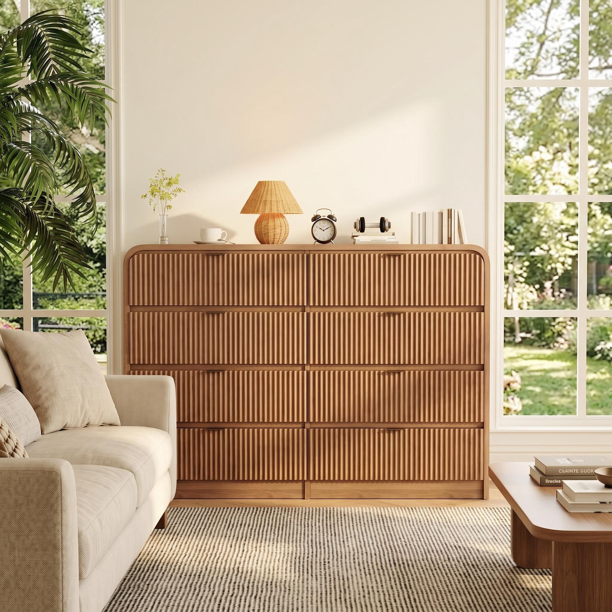 8 Drawer Tall Dresser 54