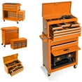 thumbnail image 1 of 8-Drawer Tool Chest Big Rolling Tool Cabinet, Portable Tool Chest with 4-Wheel, Removable Tool Box and Tool Storage Cabinet with Lock, Suitable for Workshop Repair Shop and Garageorange, 1 of 7