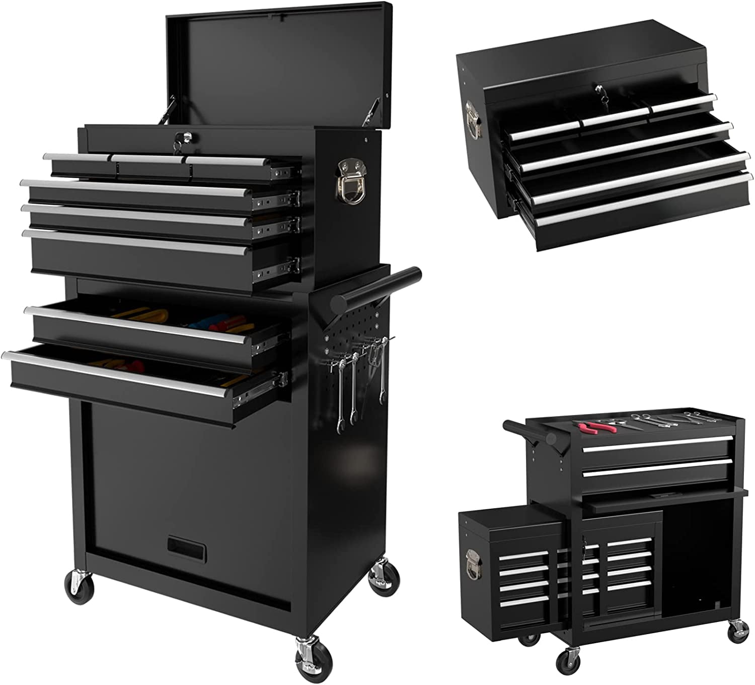 8Drawer Tool Chest with Wheels Tool Storage and Tool Box