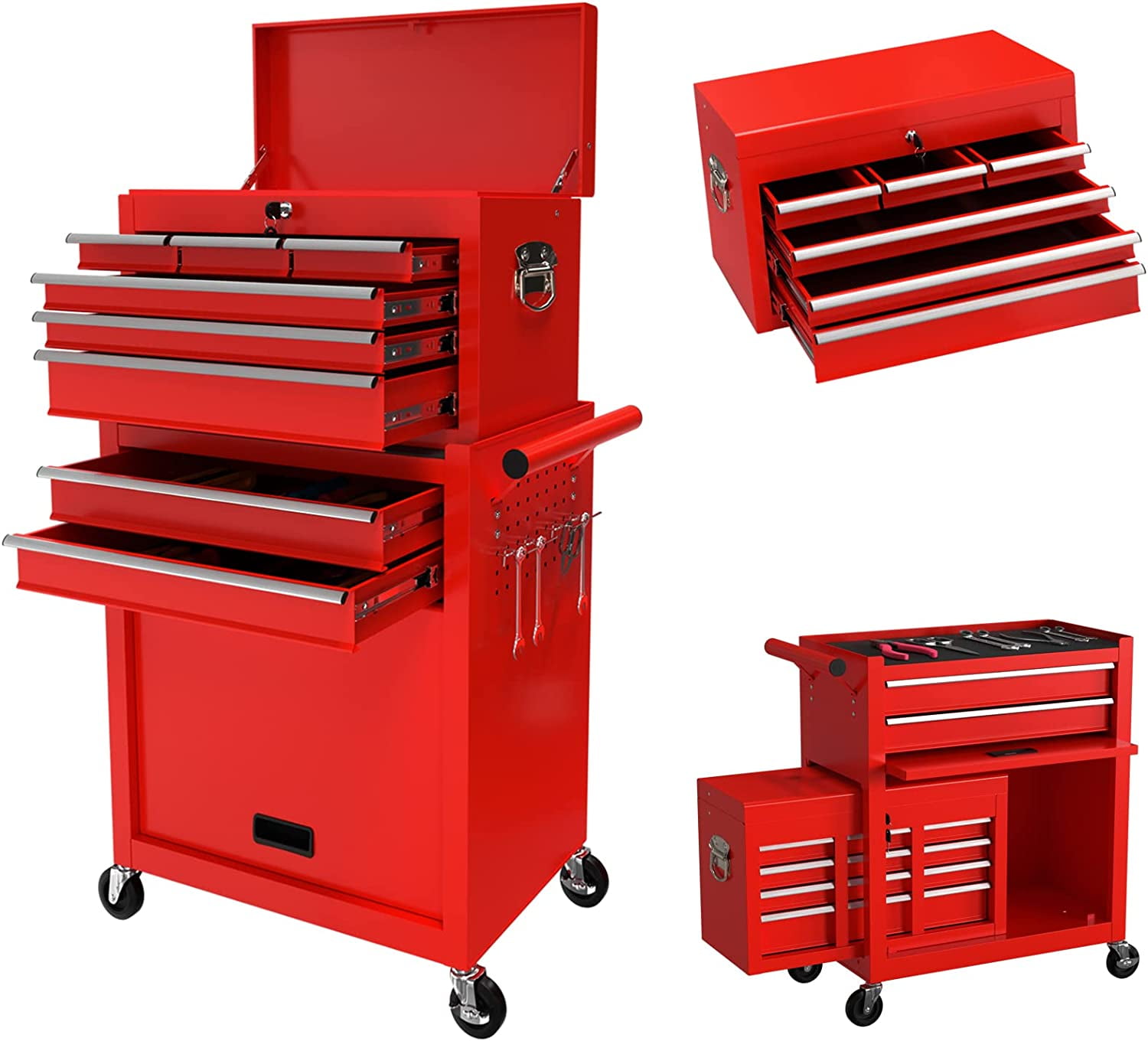 8Drawer Tool Chest with Wheels Tool Storage and Tool Box