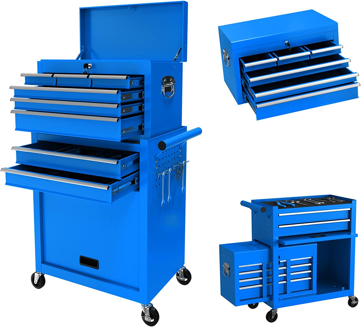 8Drawer Tool Chest with Wheels Tool Storage and Tool Box