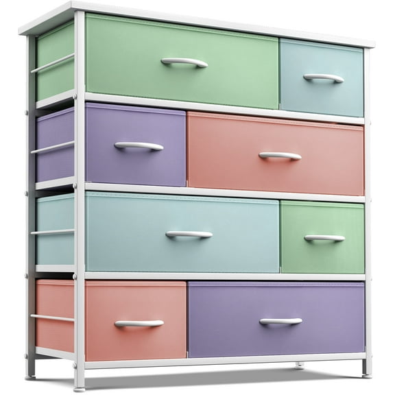 8 Drawers Chest Dresser - Pastel