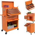 8Drawers Large Tool Chest, 2in1 Detachable Garage Rolling Tool Box