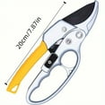 thumbnail image 1 of 8" Durable Professional Ratchet Garden Pruning Shears - 3-Stage Anvil Design for 5X More Cutting Power, Ideal for Weak Hands, 1 of 5