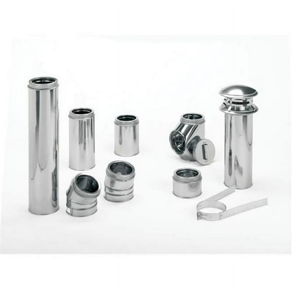 8" Duravent DuraTech Double-Wall Stainless Steel Chimney Cap - 8DT-VC