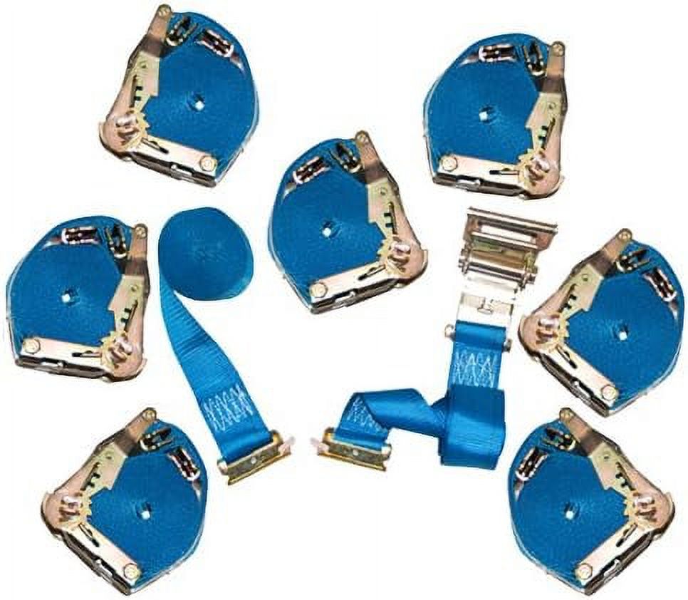8 E-Track Secure Ratchet Straps 2